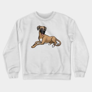 Dog - Great Dane - Fawn Natural Crewneck Sweatshirt